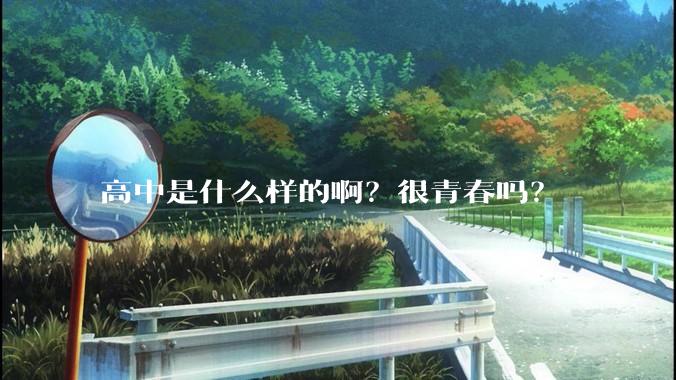 高中是什么样的啊？很青春吗？